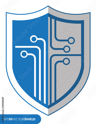 Shield Symbol - Circuitry