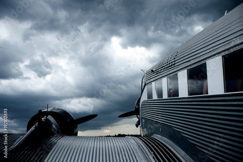 Tableau sur toile Junkers Flight Storm