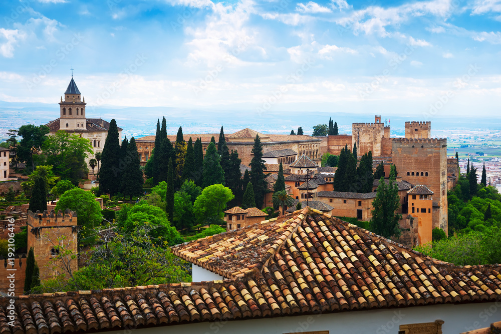 Day view to   Alhambra.  Granada