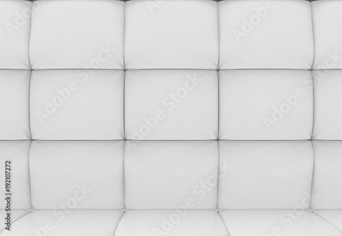 3d rendering. simple White square blocks wall background.