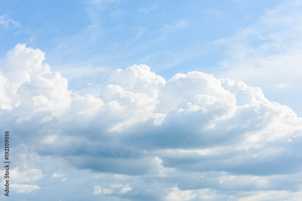 Beautiful cirrus clouds against the blue sky Beautiful cirrus clouds against the blue sky