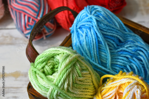 Crochet Yarn Background