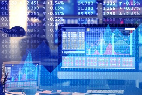 Stock exchange trader's wor...