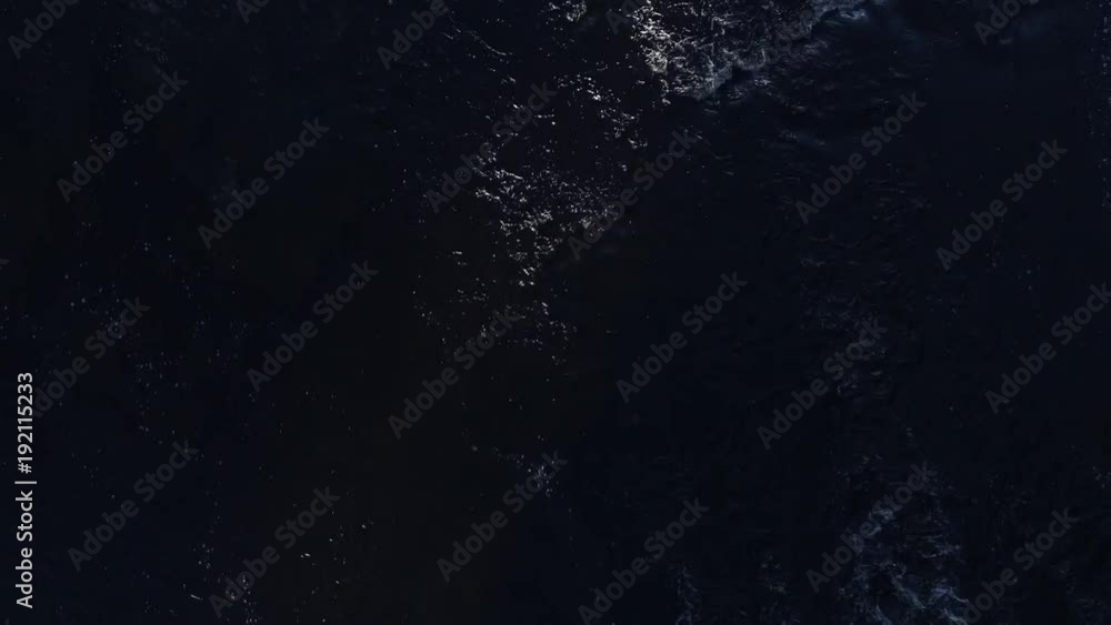 Top down aerial shot of a river and waterfall. Top down aerial shot of a river and waterfall.