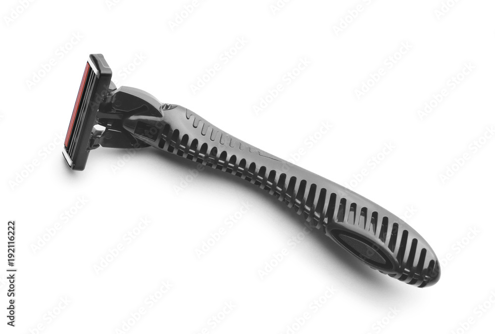 Shaving razor for man on white background Shaving razor for man on white background
