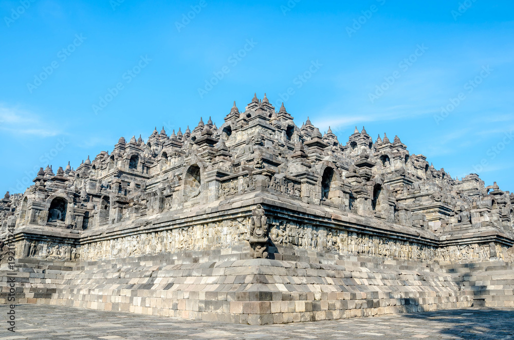 Heritage Buddist temple Borobudur in Yogjakarta in Java, indonesia
