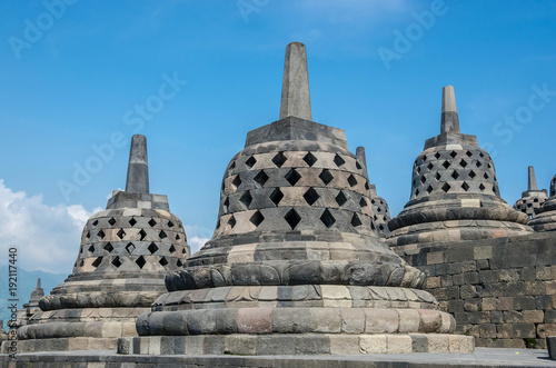 Heritage Buddist Borobudur Temple  Central Java Yogyakarta  Indonesia.