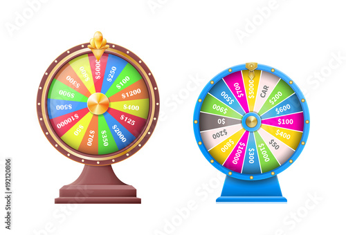 Wheel of Luck or Fortune Wheels Automatic Gambling