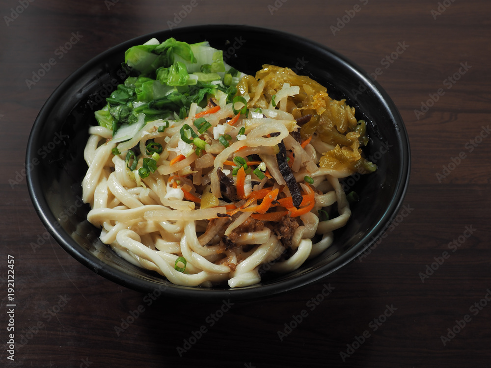 Chinese tradition food - dry noodles Chinese tradition food - dry noodles