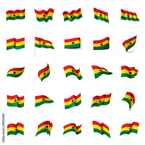 Free Download Ghana flag, vector illustration - GFXLoad