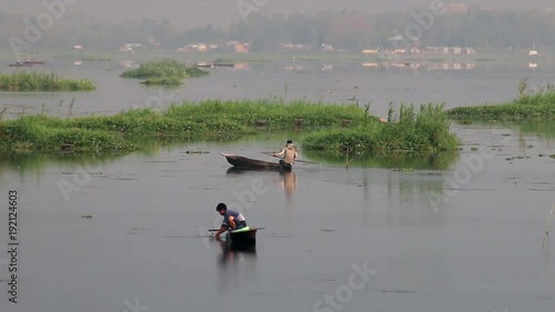 View Of Lake Loktak, India, With Boats And Fishers (5 of 10)