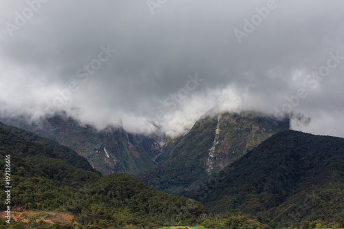 amazing view mountain Kinabalu of Borneo in a various point of view