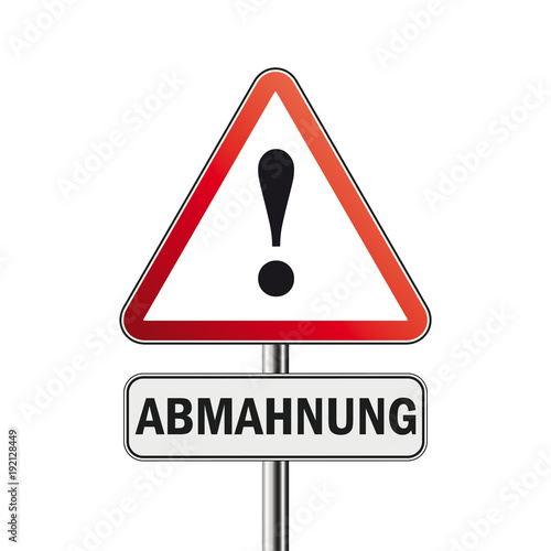 Warndreieck Abmahnung