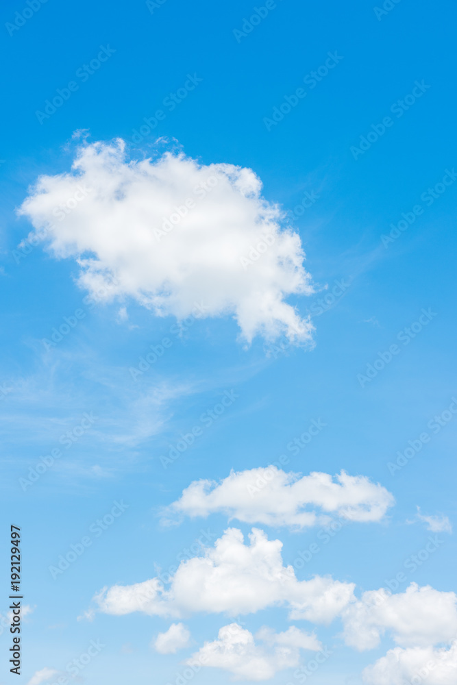 Beautiful cirrus clouds against the blue sky Beautiful cirrus clouds against the blue sky