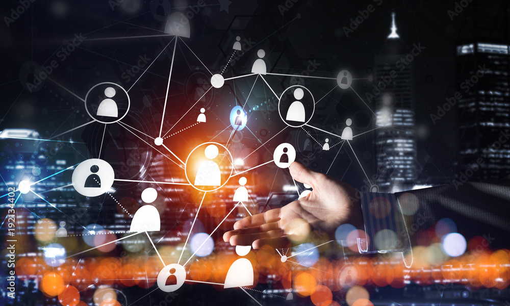 Presenting modern wireless technologies as means of communucation and networking on dark background Presenting modern wireless technologies as means of communucation and networking on dark background