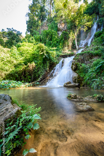 small waterfall in Thailand