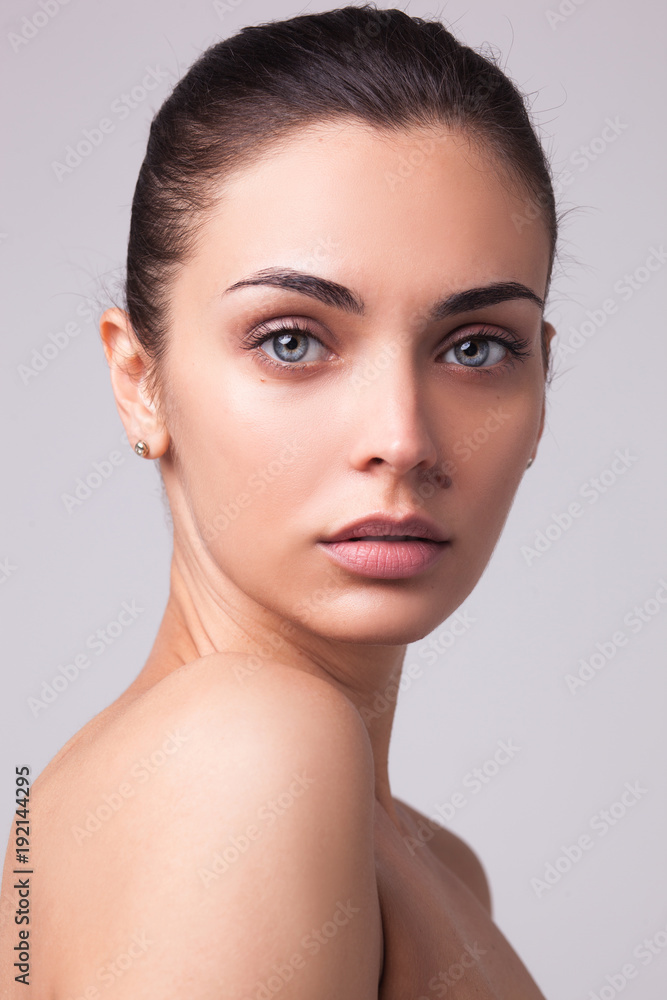 Beautiful brunette woman portrait Beautiful brunette woman portrait