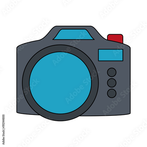 Vintage photographic camera icon vector illustration graphic design