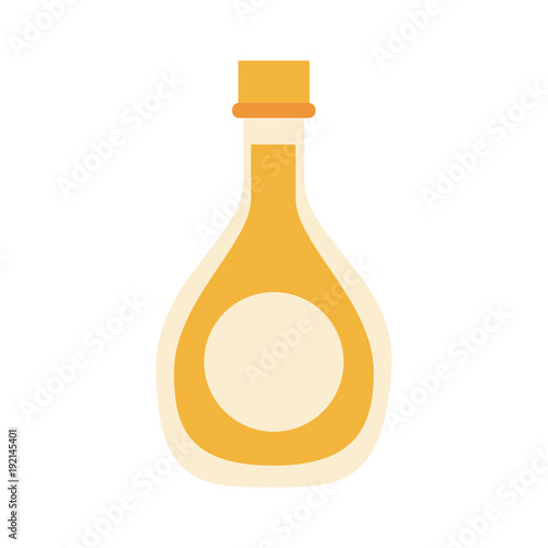 Oil bottle isolated icon vector illustration graphic design