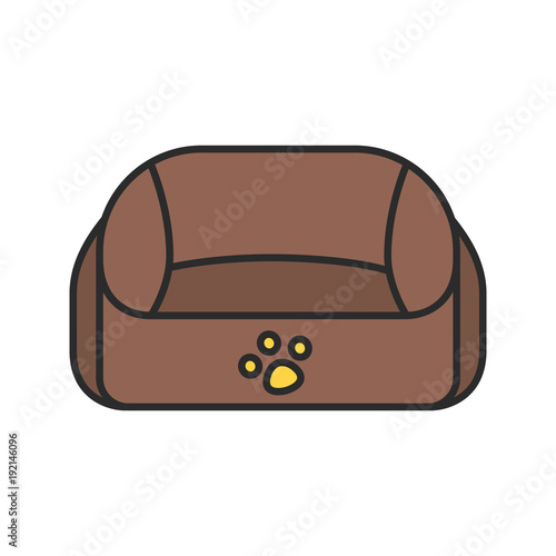 Pet bed color icon