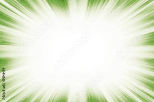 Vintage green starburst explosion border