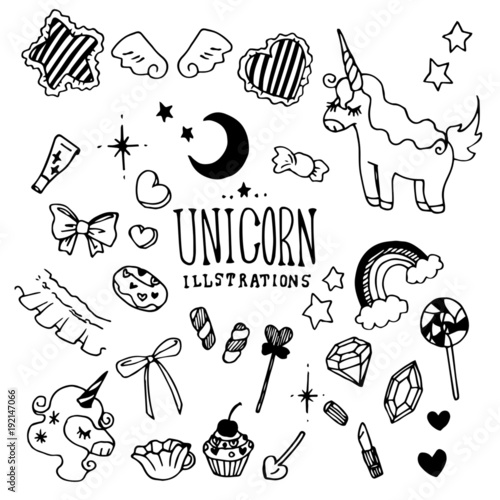 Unicorn Illustration Pack