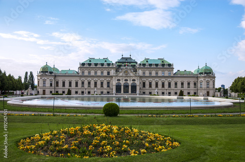 Upper Belvedere view, Vienna, Austria