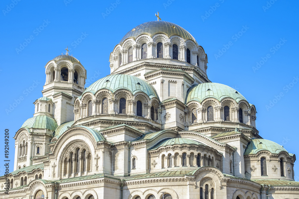 Nevsky cathedral roof in Sofia