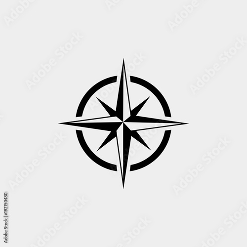 Compass vector icon