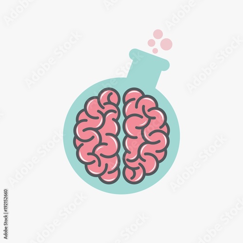 Brain lab logo design