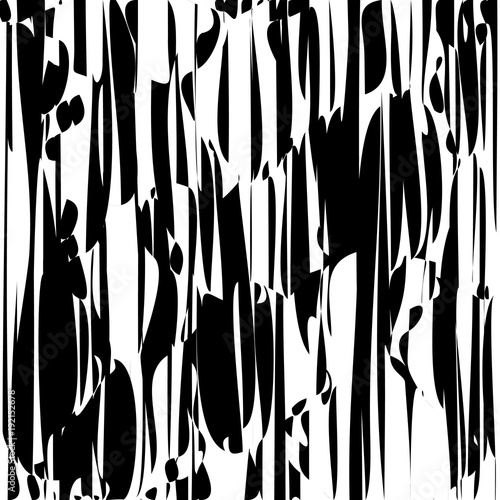 Fototapeta Naklejka Na Ścianę i Meble -  Abstract Lines Design Black and White Stripes Vector