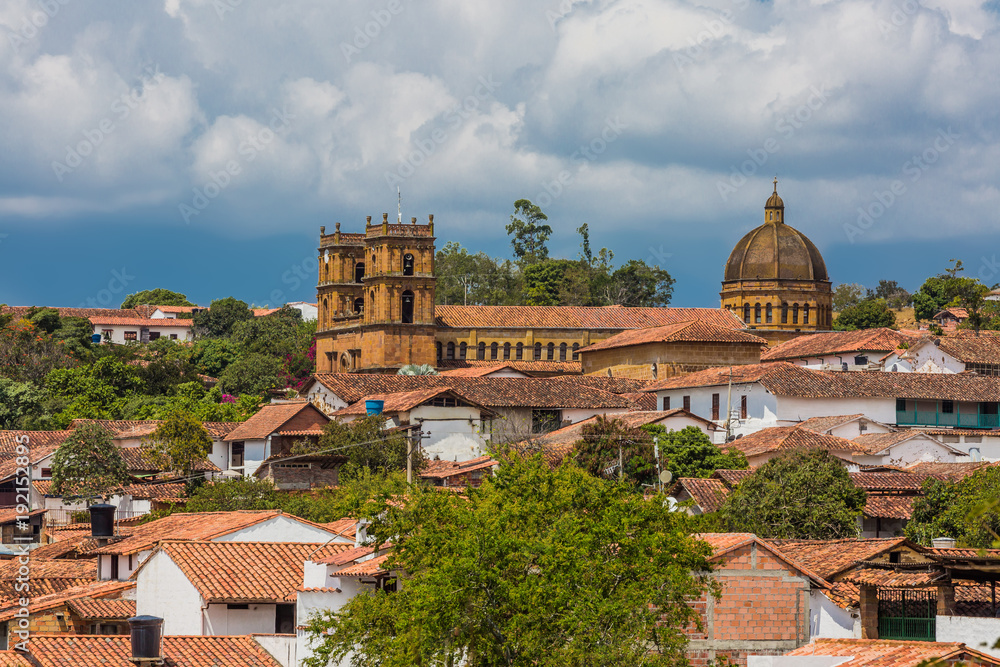 Fototapeta premium Barichara Skyline Cityscape Santander in Colombia South America