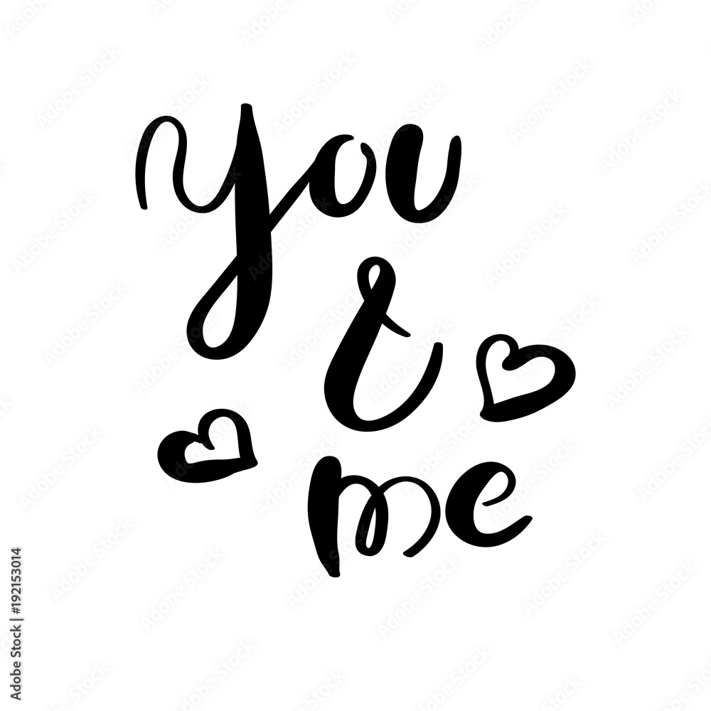 Hand drawn vector lettering phrase. Modern motivating calligraphy decor for wall, poster, prints, cards, t-shirts and other Hand drawn vector lettering phrase. Modern motivating calligraphy decor for wall, poster, prints, cards, t-shirts and other