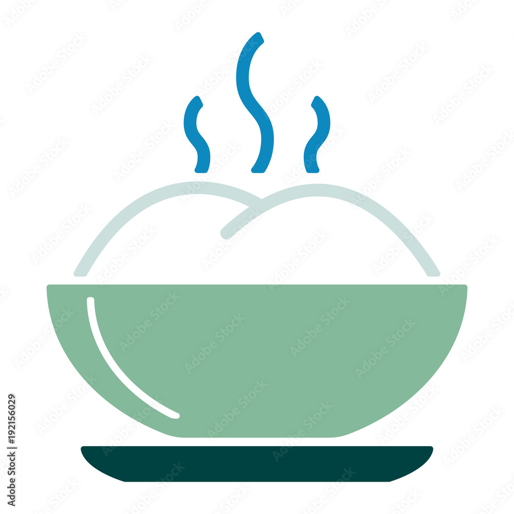 Asiatisches Essen (Icon) - Reisschale Asiatisches Essen (Icon) - Reisschale