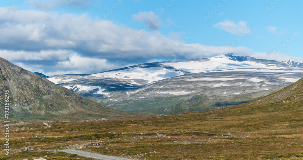 Mountain landscape in Jotunheimen National Park, Norway