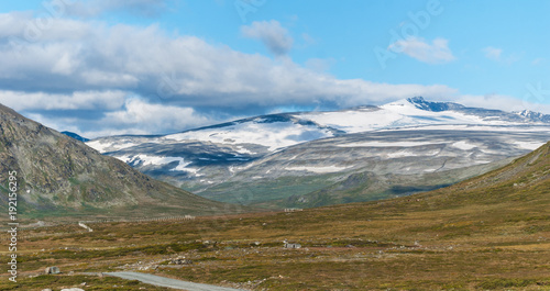 Mountain landscape in Jotunheimen National Park, Norway