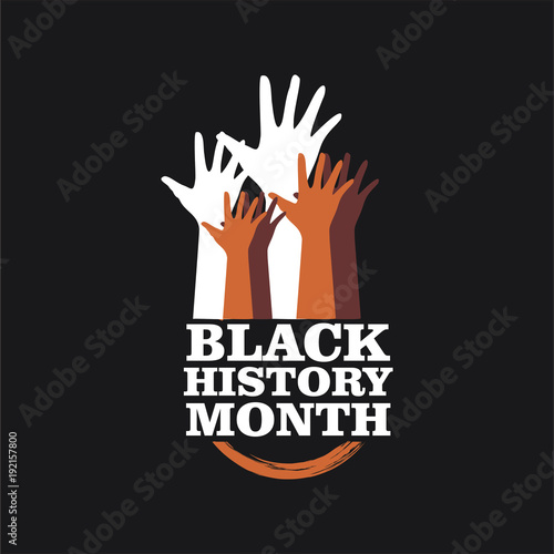 Black History Month Vector Template Design
