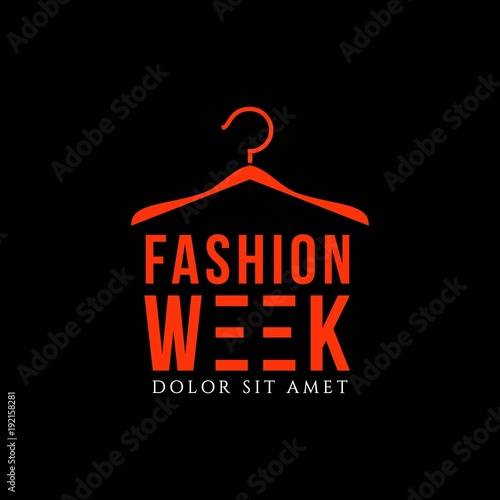 Fashion Week Vector Template Design