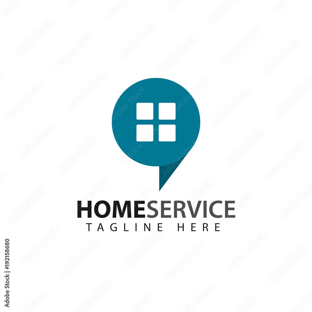 Home Service Logo Vector Template Design Home Service Logo Vector Template Design