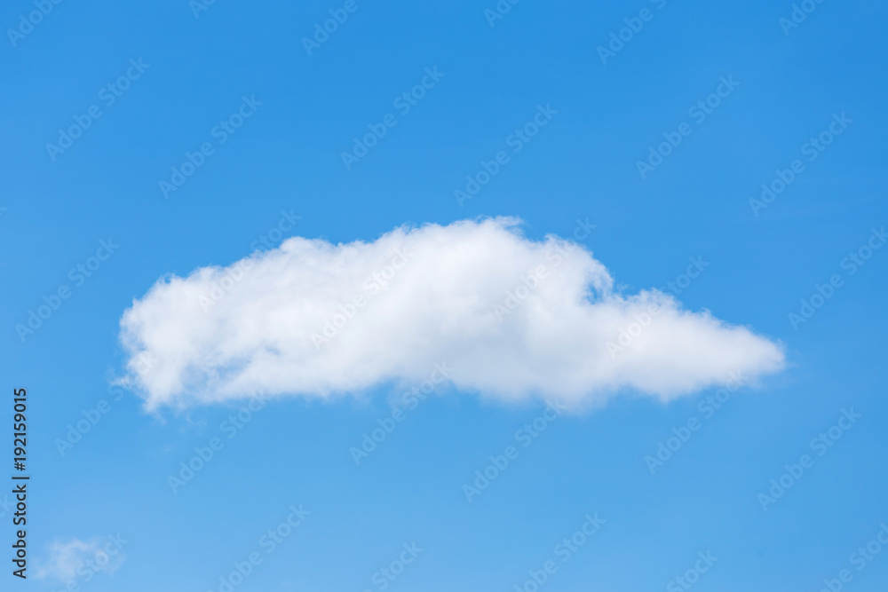 Obraz premium white cloud in the blue sky