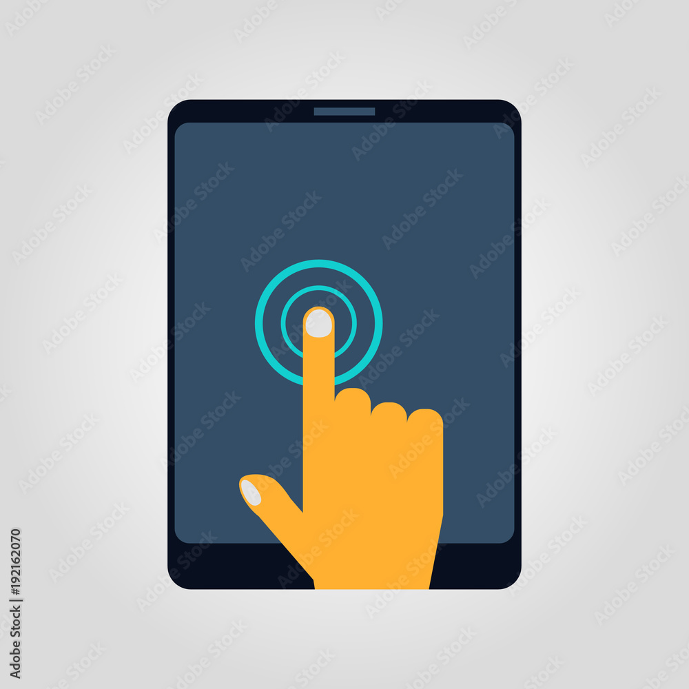 Multitouch screen tablet hand gestures on isolated vector flat icon, tap scroll click rotate pinch zoom hold drag.
Multitouch screen tablet hand gestures on isolated vector flat icon, tap scroll click rotate pinch zoom hold drag.