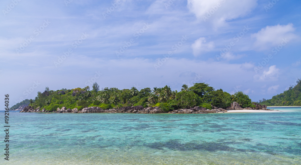 Port Glaud Lagune auf Mahe Seychellen Port Glaud Lagune auf Mahe Seychellen