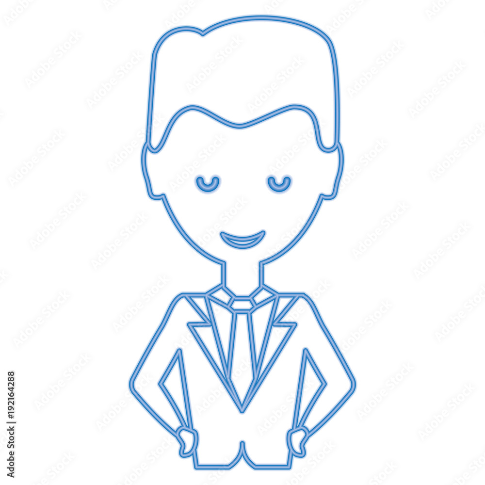 cartoon businessman icon cartoon businessman icon