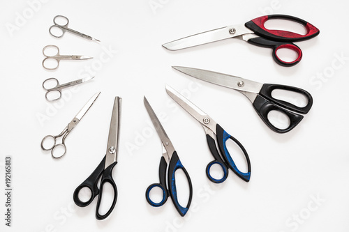 top view of semicircle from various shears