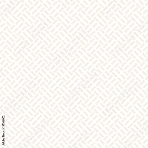 Trendy monochrome twill weave Lattice. Abstract Geometric Background Design. Vector Seamless Pattern.