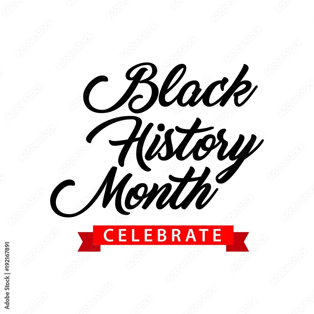 Black History Month Celebration Vector Template Design Black History Month Celebration Vector Template Design
