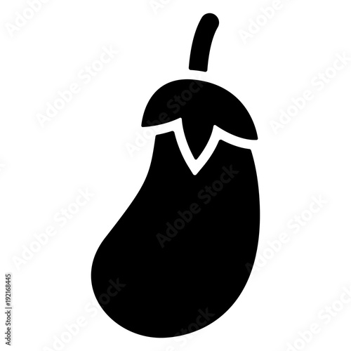 Gemüse Icon - Aubergine, Eierfrucht