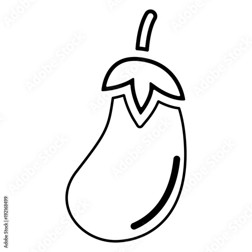Gemüse Icon - Aubergine, Eierfrucht