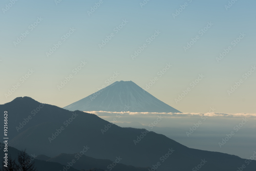 清里から見る富士山