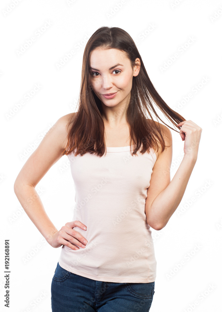 Fototapeta premium Pretty young woman
